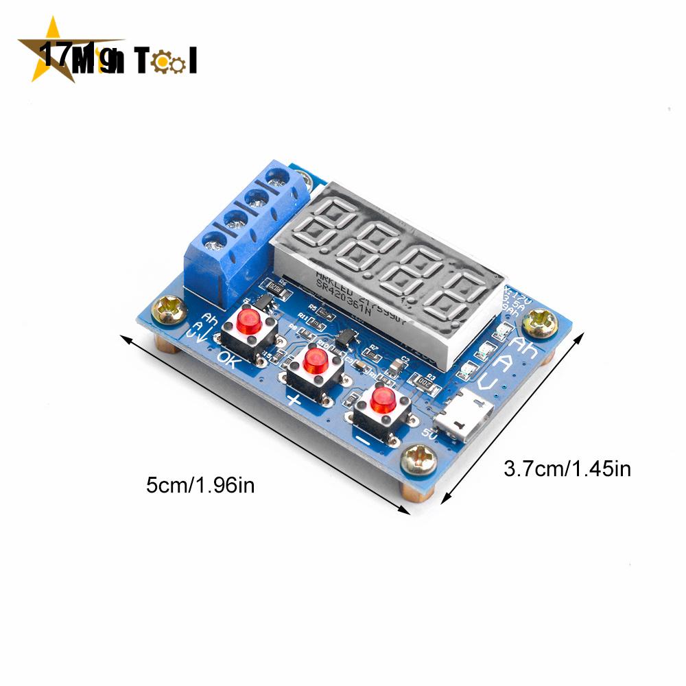 Micro USB ZB2L3 18650 Li-ion Lithium Battery Capacity Tester + Resistance Lead-acid Battery Capacity Meter Discharge Tester
