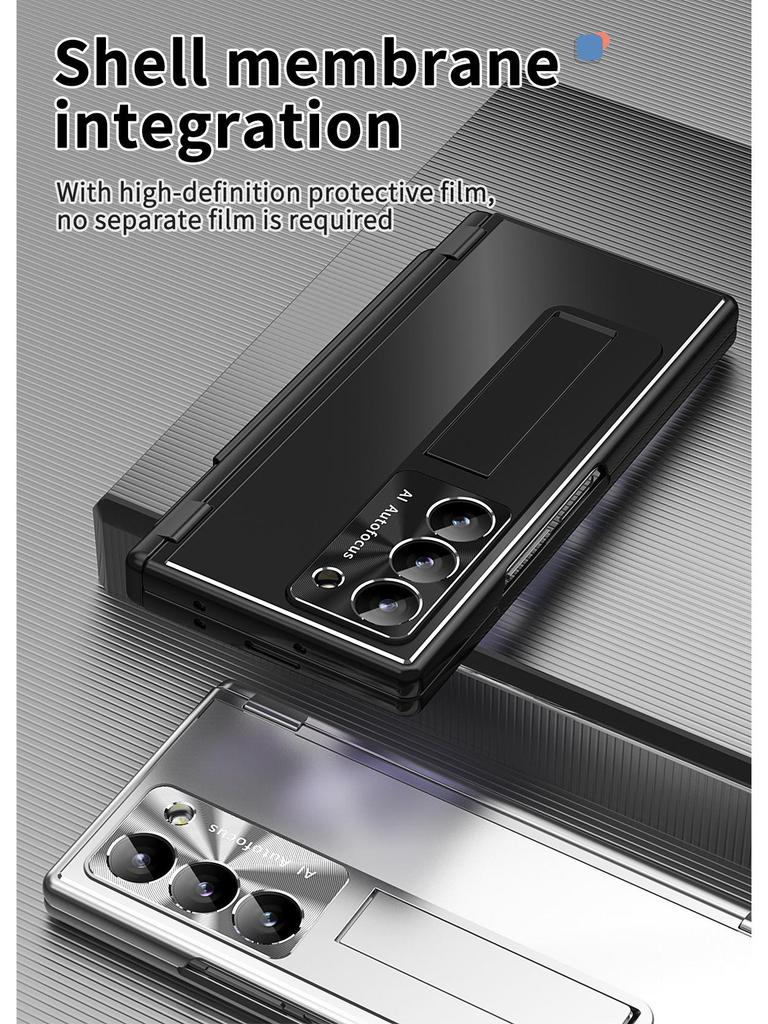Samsung Z Fold7/6 Aluminum Alloy Phone Case with Dual Hinge Pen Slot