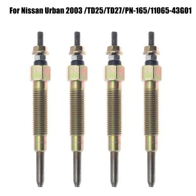 4gab/komplekts sildītāja kvēlsveces Nissan Urban 2003 /TD25/TD27/PN-165/11065-43G01 automašīnu modifikācijas piederumi