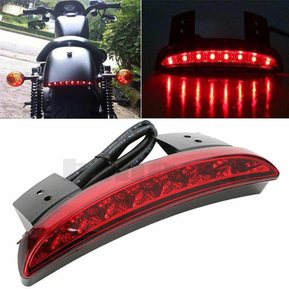 Motorcycle Light Rear Fender Edge Red LED Brake Tail light Turn Sign For Harley XL 883L Sportster 2008-2014 for 2008-2013 XL883N