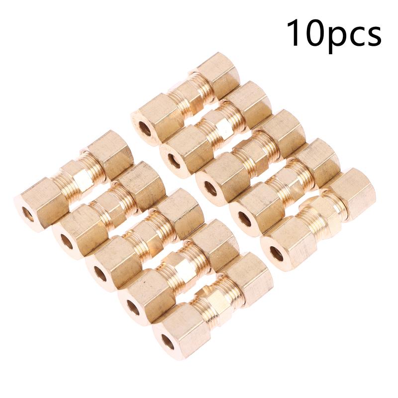 5/10Pcs Brake Line Connector Without Flaring 4.75Mm 3/16 Useful Brake Line Connector For Brake Line Car Accessories