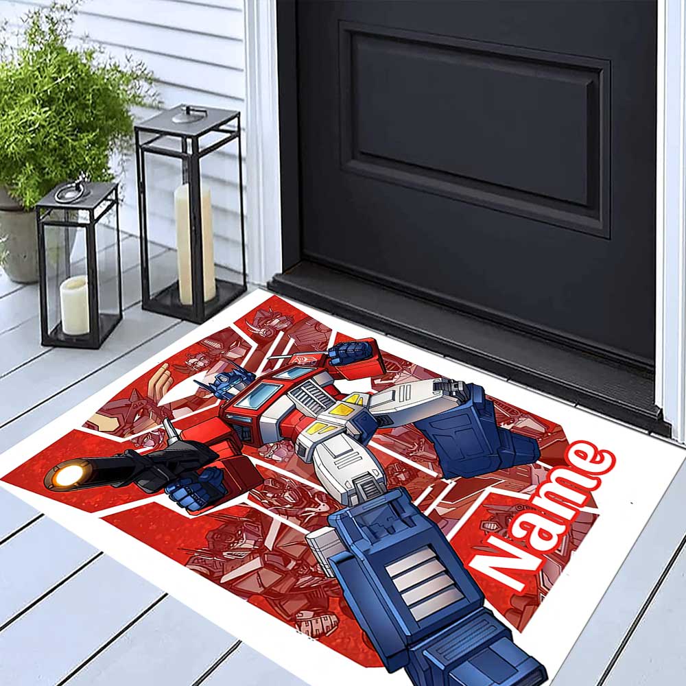 Transformers-Fans (8) Personalisieren Sie Ihren Namens-Teppich, Ihr Bürostuhl-Kissen, Ihr Geschenk für Schlafzimmer und Wohnzimmer zu Hause.