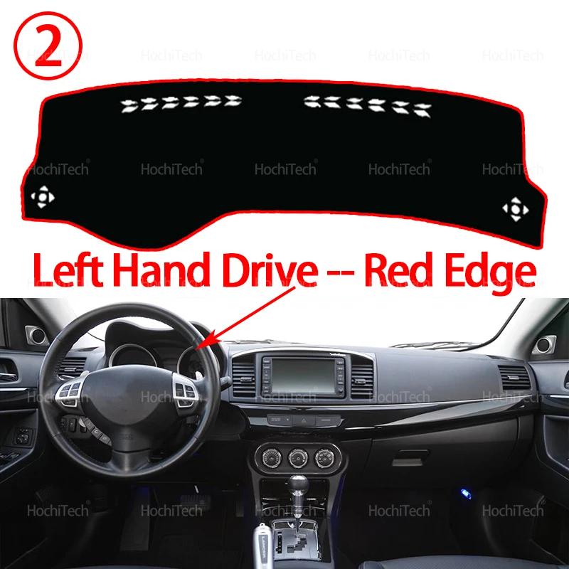 Dla Mitsubishi Lancer 9 GLX Dziewiąta Generacja 2008-2020 Pokrowiec na Deskę Rozdzielczą Samochodu Unikaj Światła Nakładka Instrument Platform Cover Mata Dywan