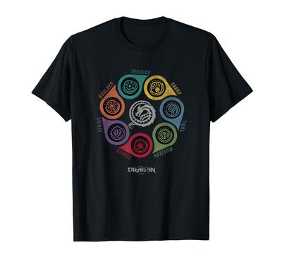 DreamWorks How To Train Your Dragon Dragon Class Color Wheel T-Shirt