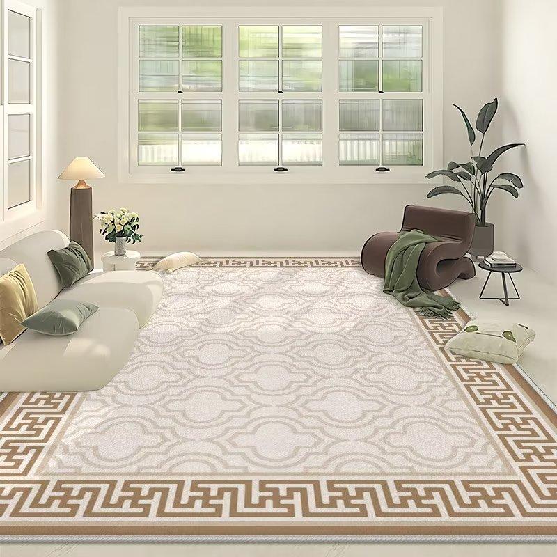 Simple Living Room Carpet Coffee Table Modern Large Area Household Use Anti Slip Room Bedroom Bedside Mat