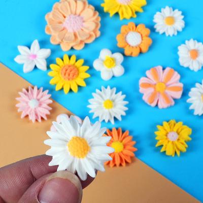 Molde de silicone mini flor de margarida 3d, ferramenta de decoração de bolo fondant, casamento, festa de aniversário, chocolate, doces, pastelaria, molde de cozimento