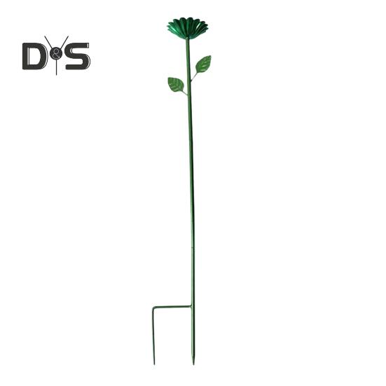 

Металлическая садовая кормушка для птиц, поилка для пчел, декоративный колышек с цветочным дизайном, регулируемая высота, ванна-бабочка, чашка для двора и патио зелёный