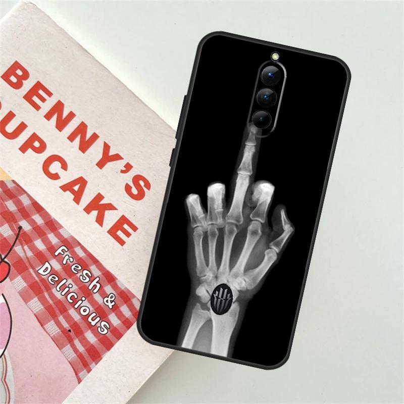 Mittelfinger Hülle Für ZTE Nubia Red Magic 9 8 8S Pro Plus RedMagic 6 7 6S 7S Pro 5G 5S 6R Abdeckung Schale