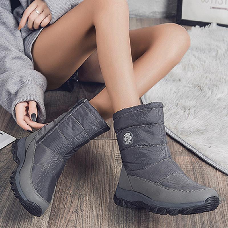 fashion Snow Women Boots New Shoes For Women Platform Shoes Woman Fur Keep Warm Boots Ladies Soft Plush Winter Shoes Women Botas Mujer