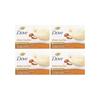 Dove Beauty Bar Soap with Shea Butter & Warm Vanilla, 106g (3.75oz) - 4 Bars