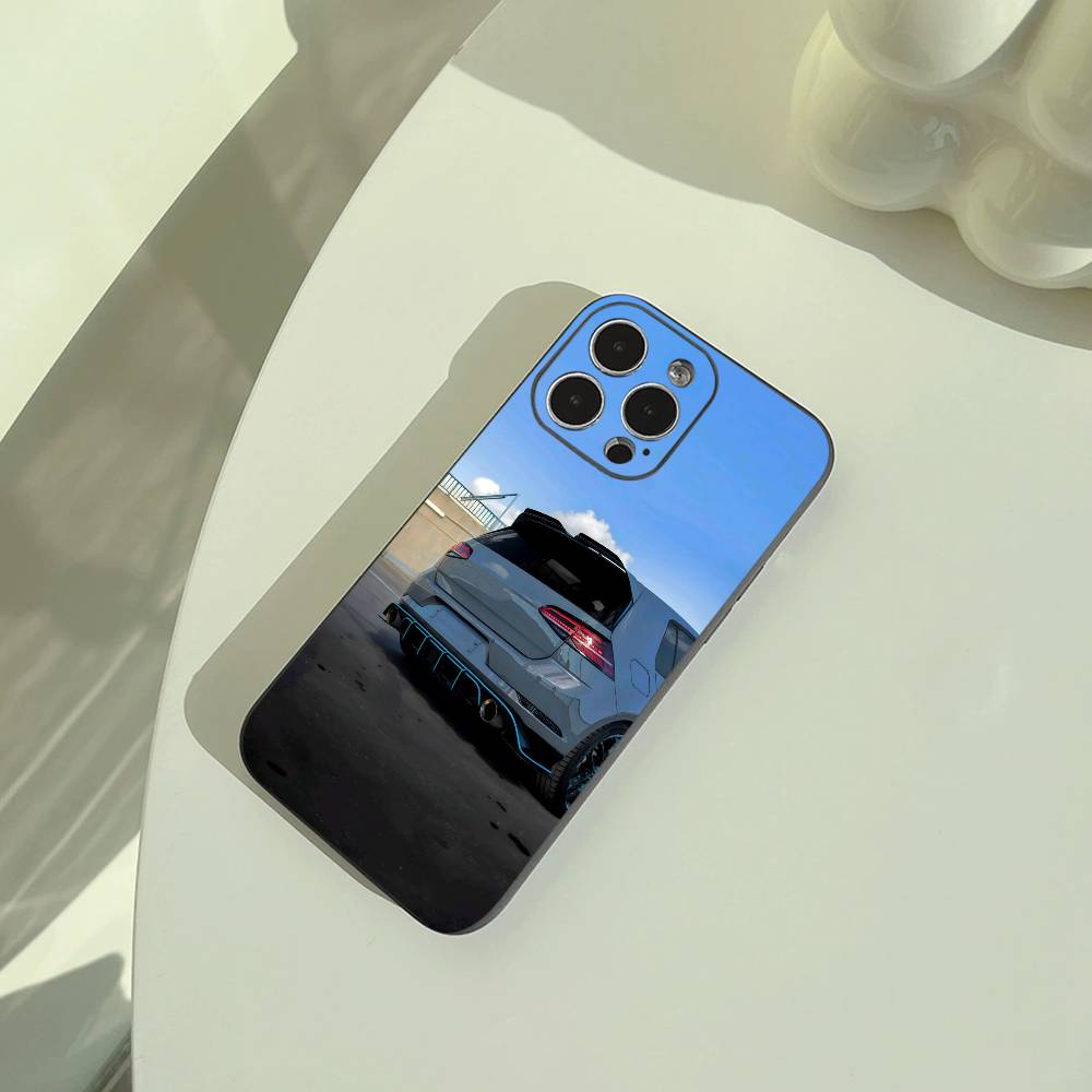 Car -G-Golf R 7 GTI Phone Case For iPhone 17,16,15,14,13,12,11 Pro Max,16/15/14Plus,XS Soft Black Cover