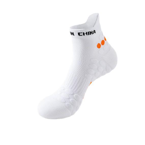 Men's Mid-Calf Anti-Slip Sports Socks for Badminton, Running, Marathon, and Basketball