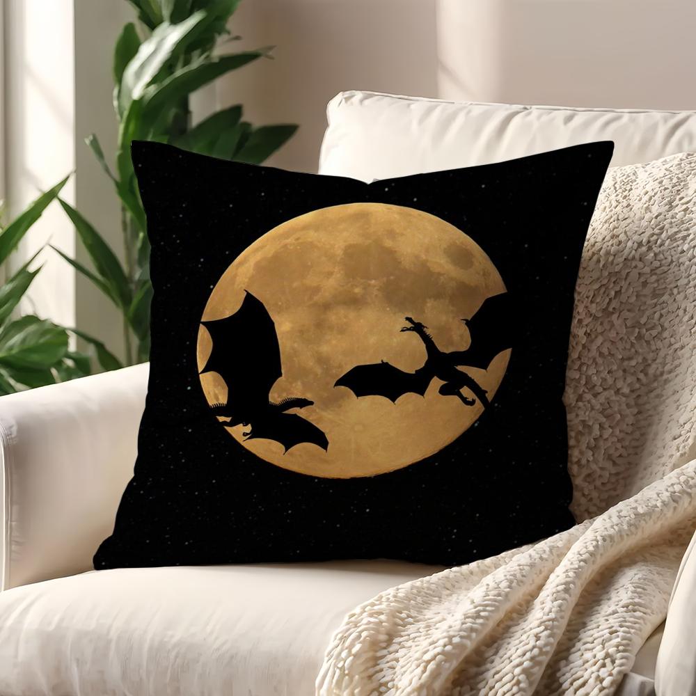 Books F-Fourth Wing Iron F-Flame Funny Cushion Cover Pillow Cover Decoration Room Home Sofa Living Office Car Nordic Simplicity