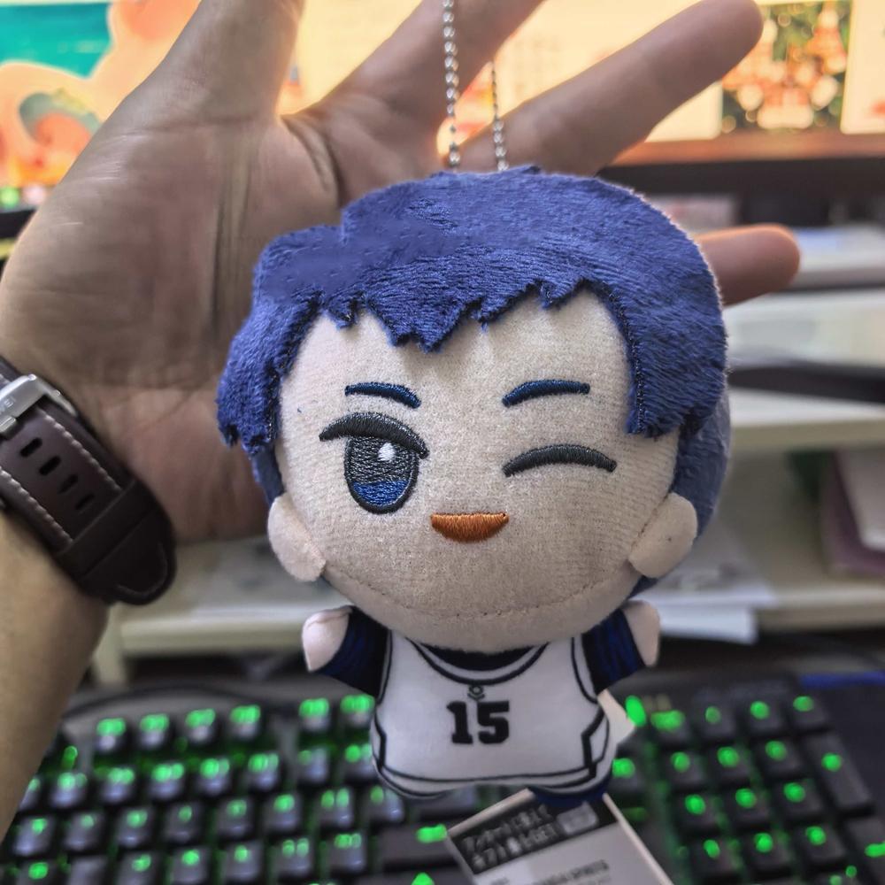 10cm Anime Garçon Volley-ball Blue Lock Kawaii Pendentif Sac Porte-clés Isagi Mikage Reo Rin Itoshi Sae Prison Bleue Peluche Jouet Cadeau Enfants