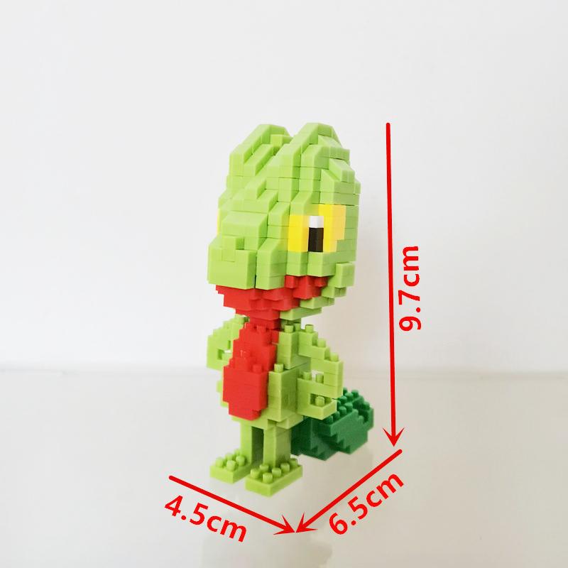 Anime Pokémon Building Blocks Assembly Anime Charizard Doll Blastoise Bulbasaur Gengar Bricks Figures Toy for Kid Gift