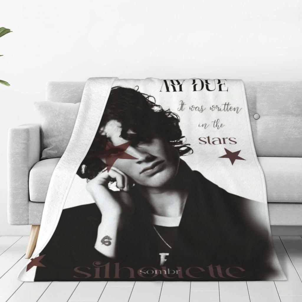 Custom Sombr Blanket Warm Fleece Soft Flannel American Singer Throw Blankets For Bed Sofa Office Autumn