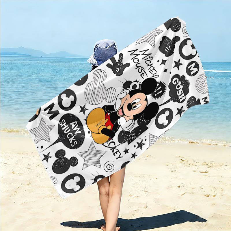 Mickey Mouse Adventure Towel Large Quick-Drying Microfiber soft S-Square Pants-s Beach Towel for Travel Fitness Bathing Camping. 0730s116