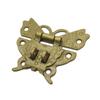 Retro Wooden Box Butterfly Buckle Padlock