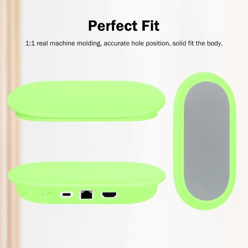 Durability Silicone Case Design for TV Streamer (4K) 2024 Host Easy Installation Wall Mount Case Cover Customs Fit