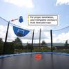 Trampolines Basketballs Hoop Set Practical Breakaways Rims Balls Pump PVC Texture Perfect for Any Ages Quick Installation