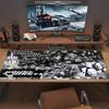 Böhse Onkelz Poster Farbe Mauspads Großes Gaming Tischkissen Rutschfestes Laptop Tablet Großes Mauspads XXL Matte Mini PC Spielmatte Mit Verriegeltem Rand
