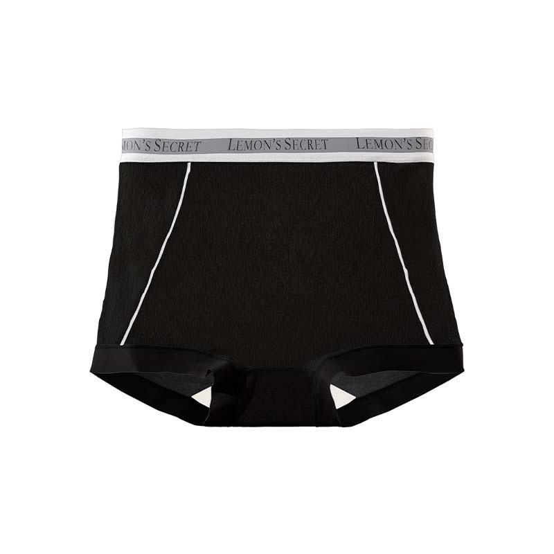 Damen Sommer Mode Einfacher Buchstabe Atmungsaktiv Eis Seide Atmungsaktiv Mittlere Taille Flacher Winkel Slip