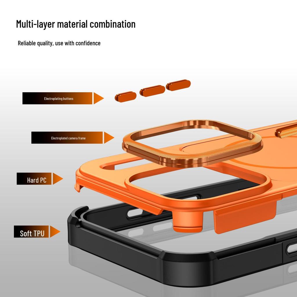 iPhone 17 Pro Max Skin-Feel Full Coverage Magsafe Magnetic Case