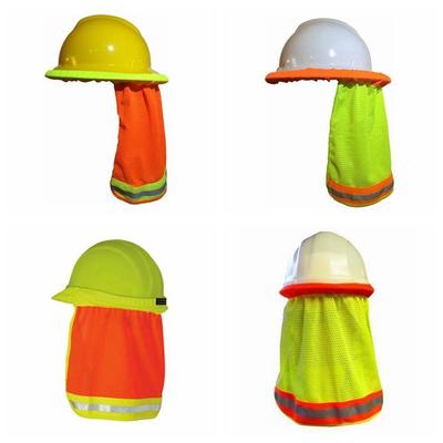 Reflektierender Sicherheitshelm Sonnenschutz Helmabdeckung Visierabdeckung Mützenabdeckung Reflektierender Nackenschutz