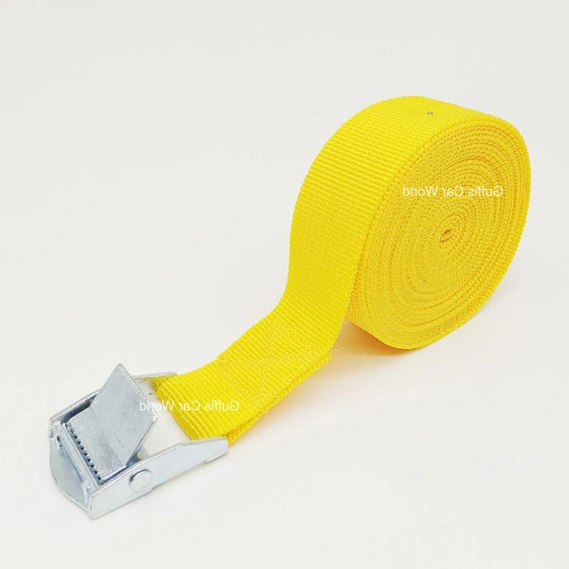 Chingi de marfă 3M cu cataramă Curea de ancorare pentru motocicletă, mașină, bicicletă, cablu de remorcare metalic, curea puternică cu clichet pentru geantă de bagaje