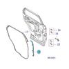 Rear Door Left Right Weatherstrip Sealing Strips For Ford Explorer 2011-2019 BB5Z7825325B BB5Z7825324B
