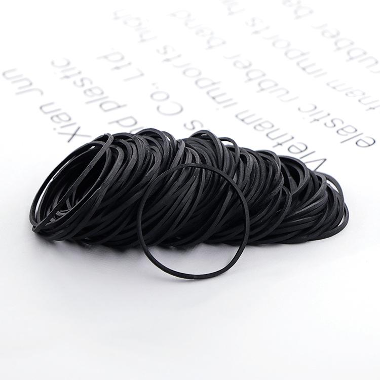 High Elastic Black Rubber Bands - Durable, Fade-Resistant, Vietnamese Cow Rubber Rings