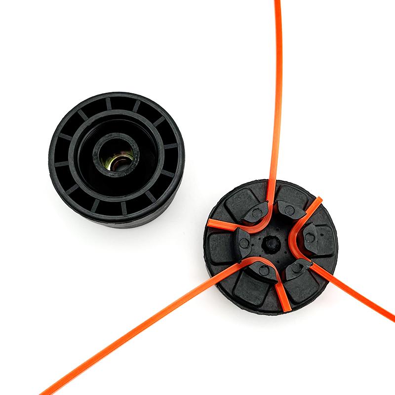 Quick Installation of Portable Line Trimmer Head for Gasoline Brush Cutter