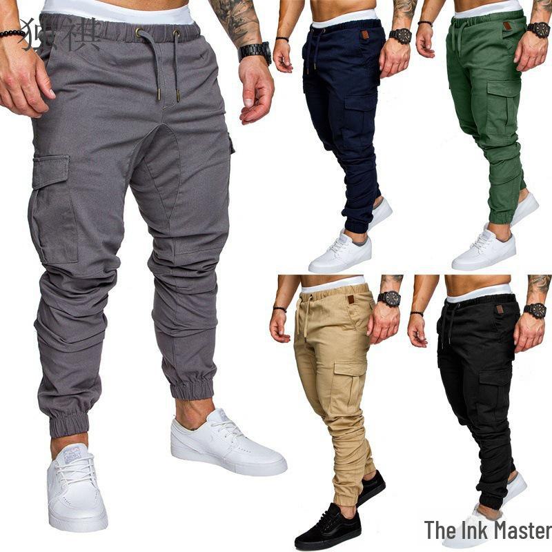 

Men s Slim Fit Jogger Skinny Jeans M чёрный