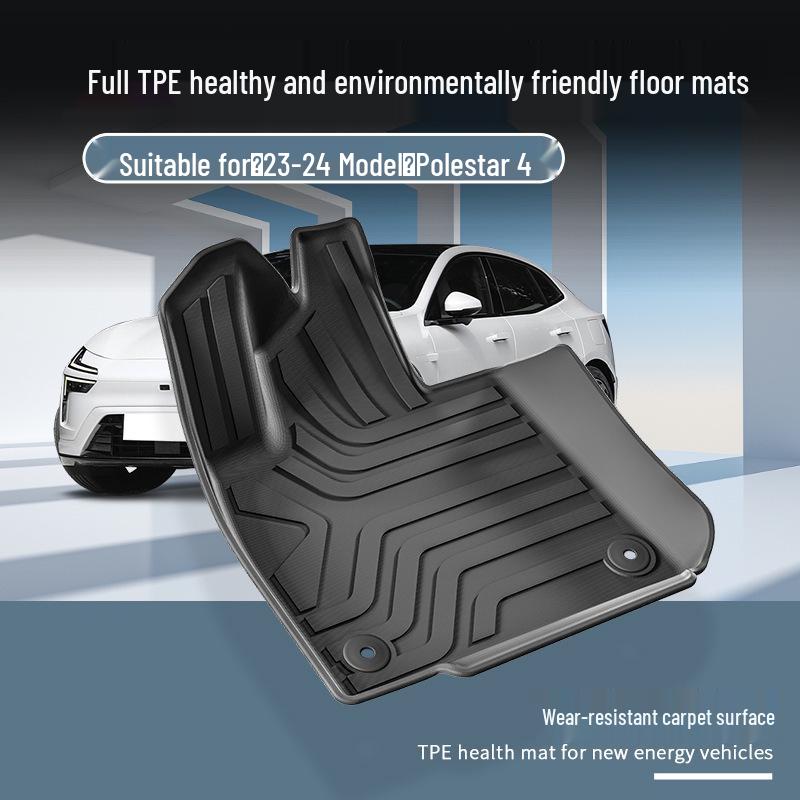 Custom All-TPE Floor and Trunk Mats for 2023-2024 Polestar 4