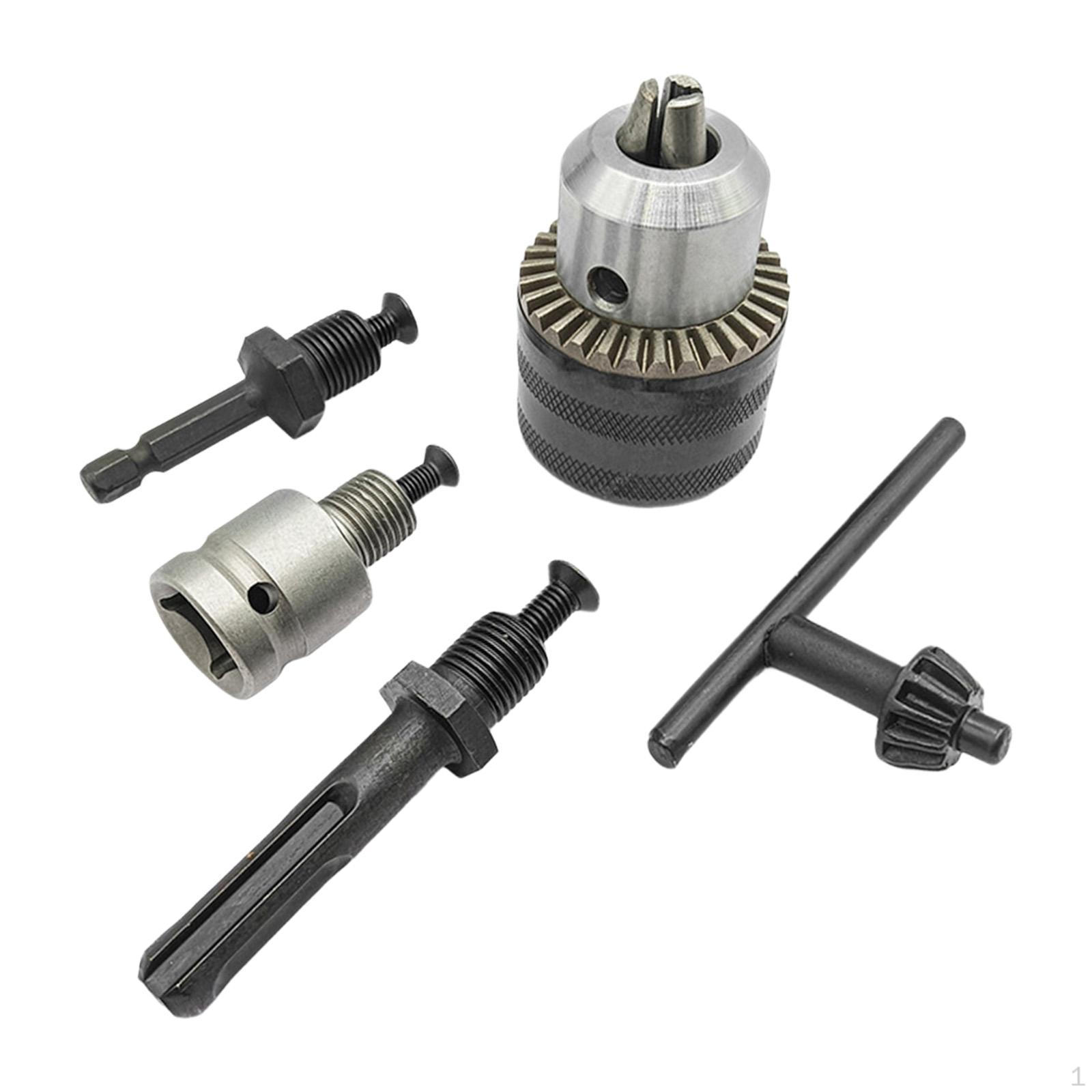 

1/2 Impact Wrench Adapter with SDS Plus Chuck And Shank for with Chuck Key
