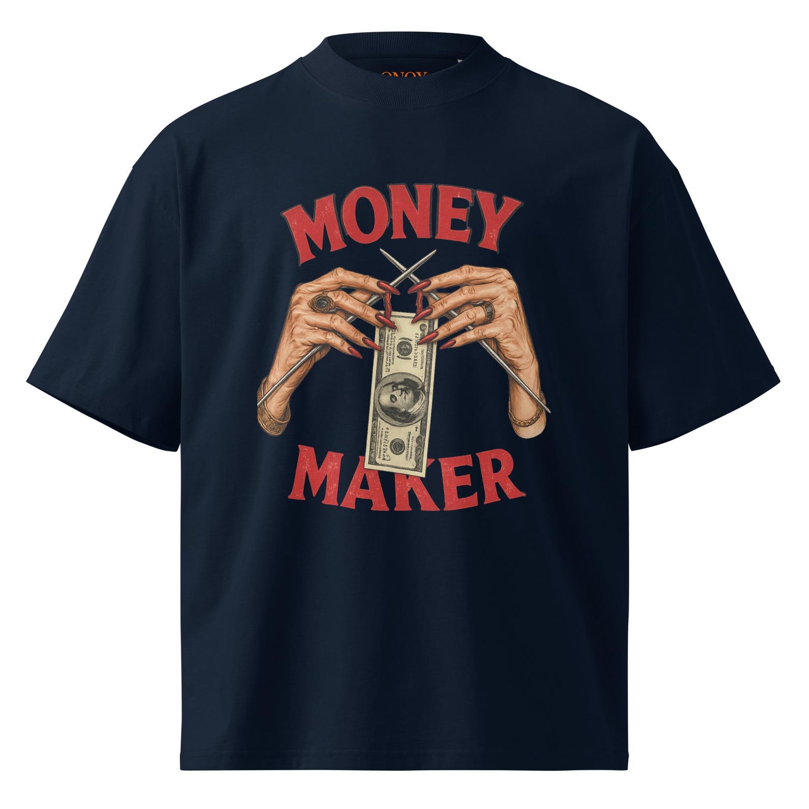 Money Maker Oversized Graphic T-Shirt | Organic Cotton Streetwear Tee S