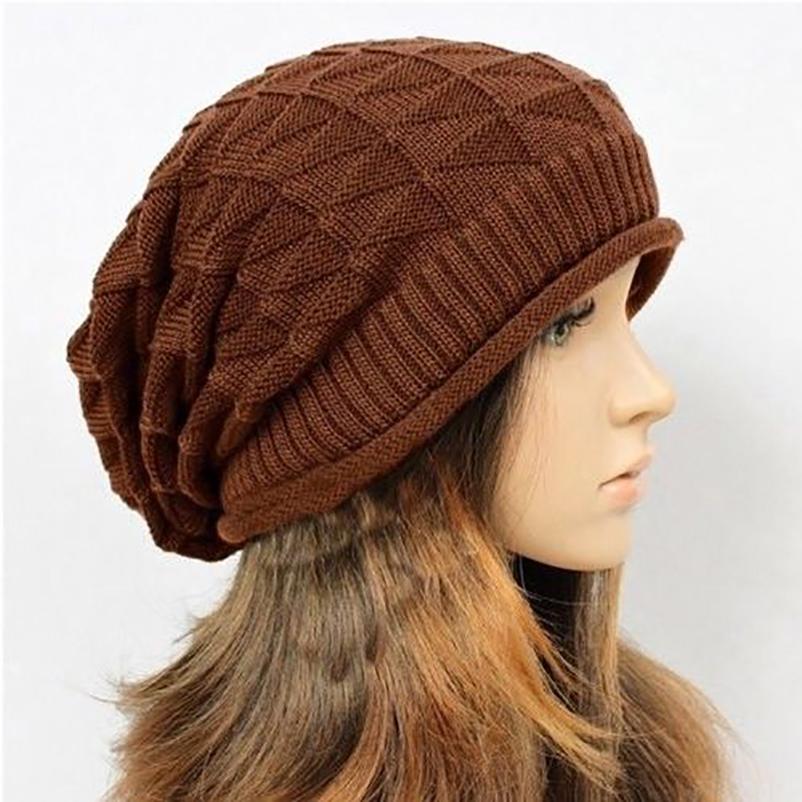 Pleated Color Solid Pullover Hat Outdoor Knitted Hats Gifts Clothing Accessories