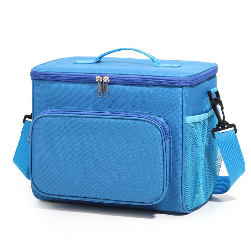 Portable Insulated Oxford Cloth Lunch Bag - Handheld & Shoulder Carry, Ideal for Picnics & Outdoor Use