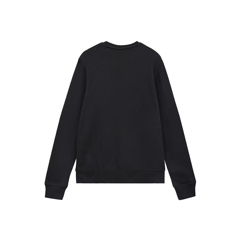 Li Ning Plain Simple Student Style Logo Pullover Running Sweatshirt Unisex Sweatshirt AFDL376-1