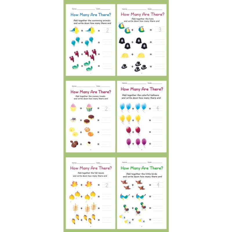 Within 10 Addition Subtraction Math Exercise Book For Kindergarten To First Grade