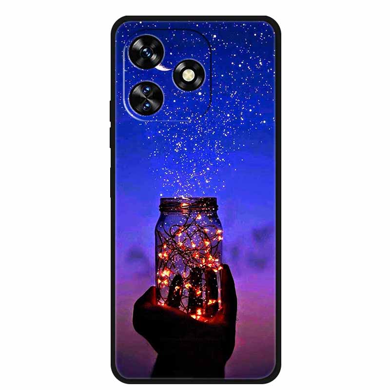 Für Oukitel C51 Hülle Luxus TPU Weiches Silikon Handyhüllen für OukitelC51 C 51 Schutz Stoßfest Rückseite Bumper Cool Coque