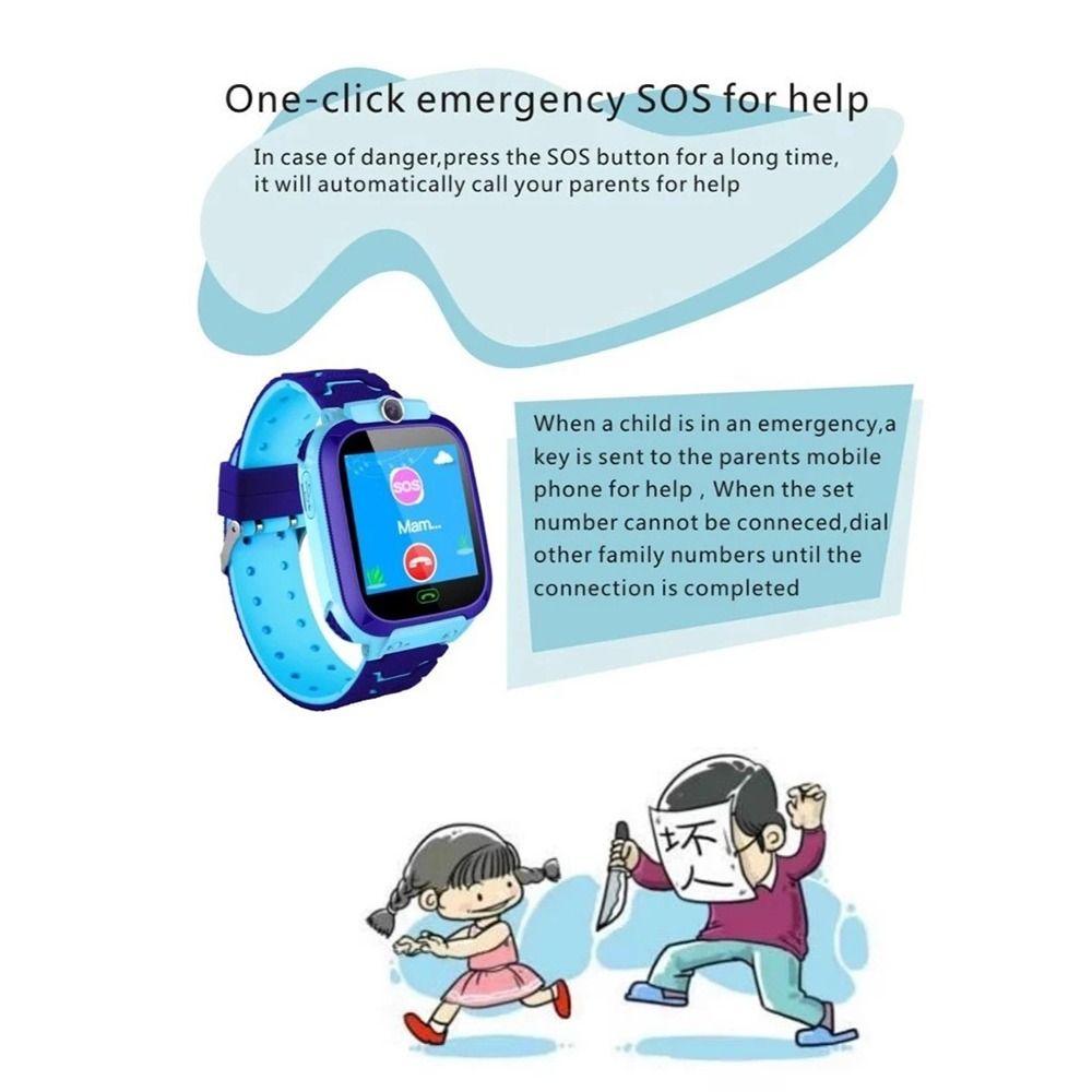 Footprint Tracking Kids Smart Watch SIM Card Waterproof Smartwatch Safe Kids Watches Children