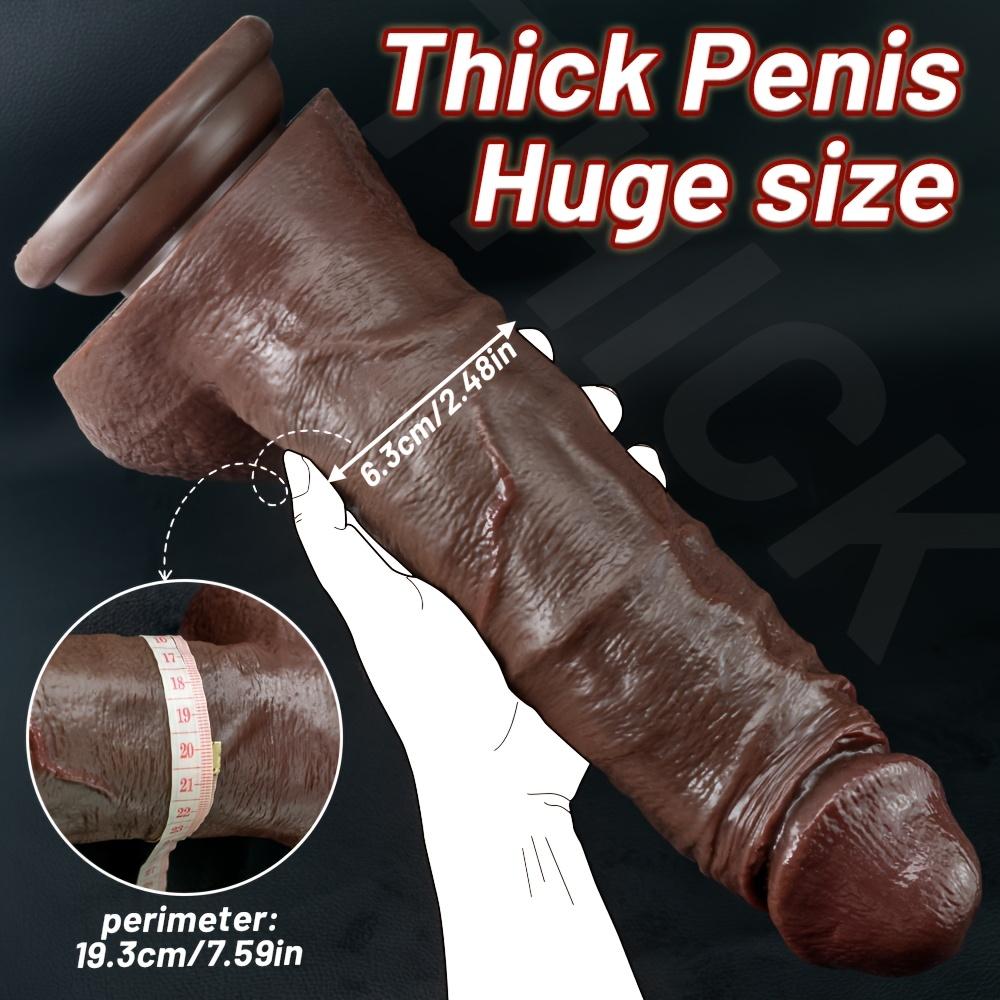 Kávová dilda v různých velikostech | Silné přísavky | Silná dilda pro stimulaci klitorisu, vagíny a bodu G | Sexuální hračka pro dospělé pro muže, ženy a páry