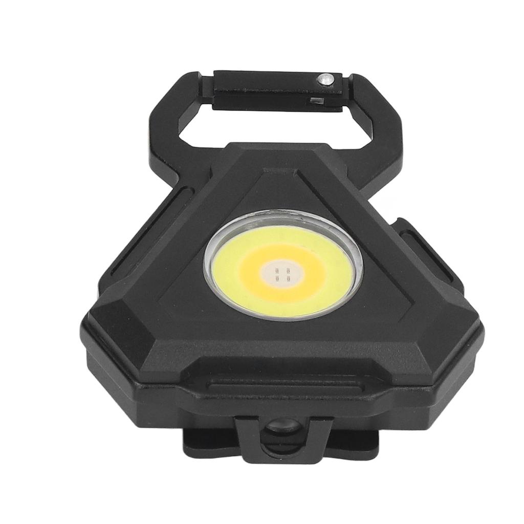 COB Keychain Flashlight Small 7 Light Modes USB Charging Pocket Light with Folding Stand Bottle