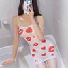 Sex lingerie stockings onesie love seduction transparent teasing sex suit perspective passion uniform sexy woman