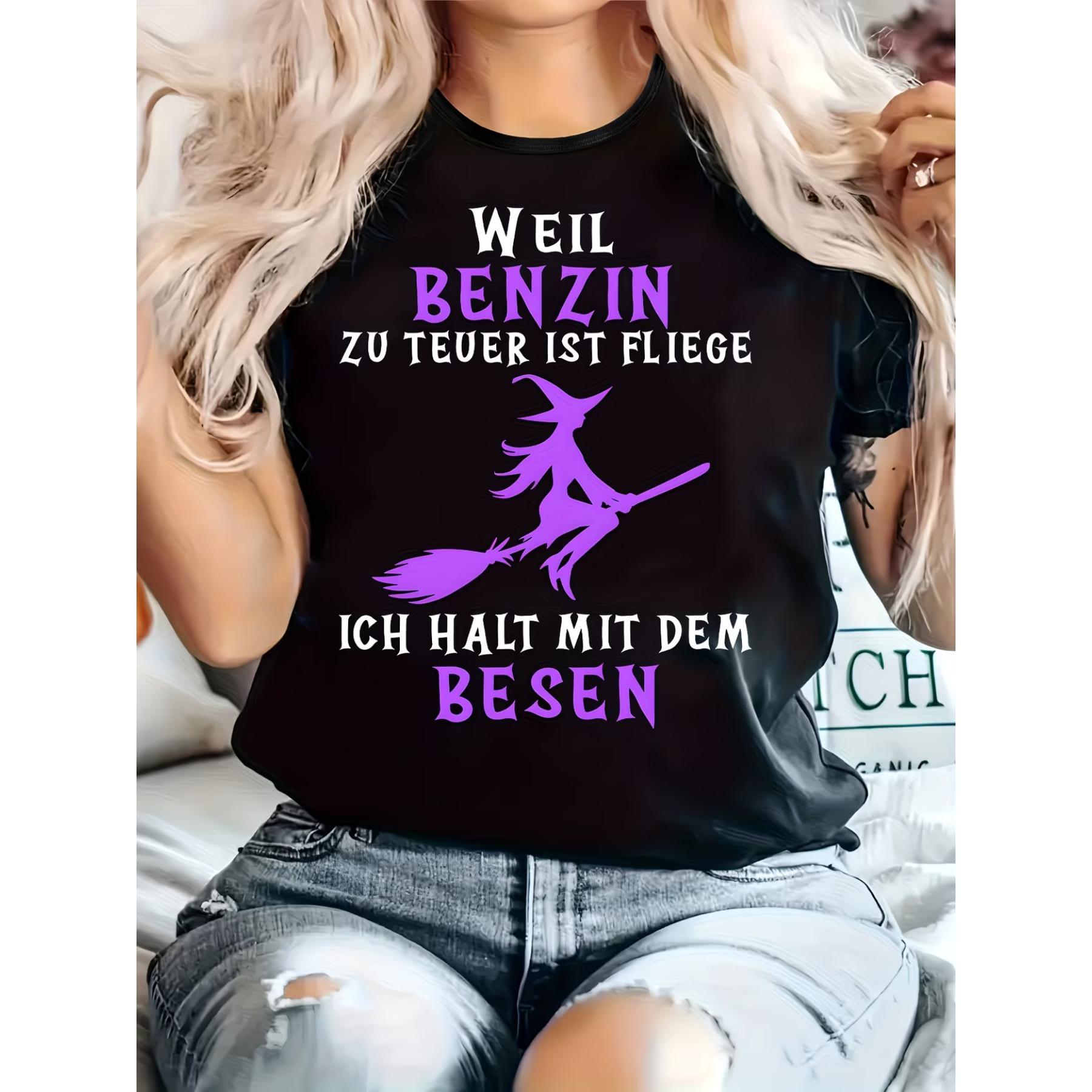 Casual T-Shirt for Plus Size Women, Featuring A Round Neck, Short Sleeves, and A Slightly Stretchy Material, Designed for Comfort in All Seasons S