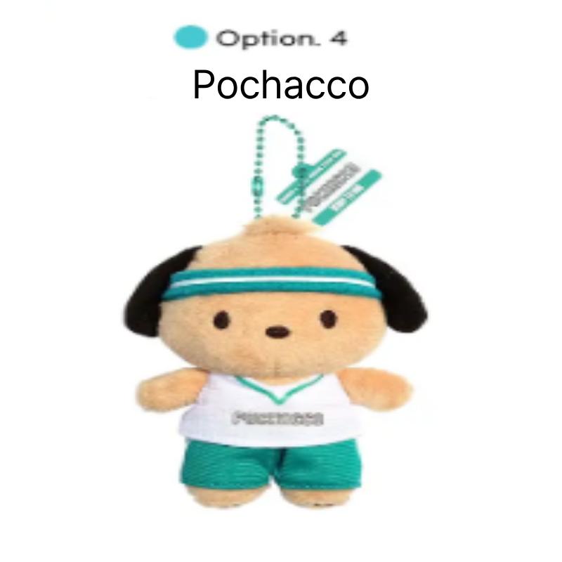 Sanrio Keyring Hello kitty/My Melody/Kuromi/Pochacco/Cinnamoroll/Pompompurin/Hangyodon