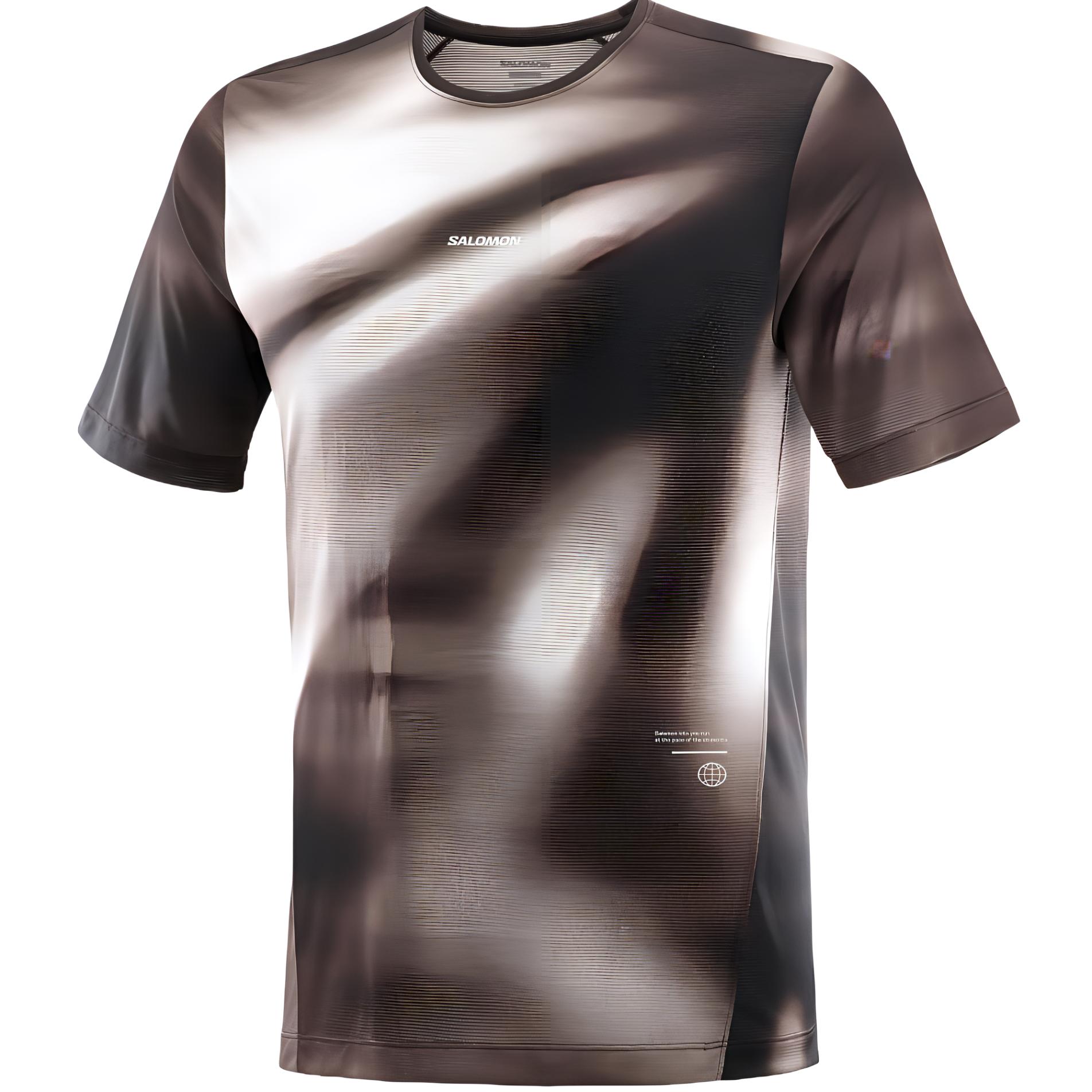 

Salomon Shakeout Core Fashion Simple Comfortable Short Sleeve T-Shirt Men Tops Brown C24579 S