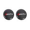 2pcs Carbon Fiber Car Decoration Coaster Universal Car Cup Holder Pad Car Water Cup Slot Non-Slip Mat Auto Interior Accessories