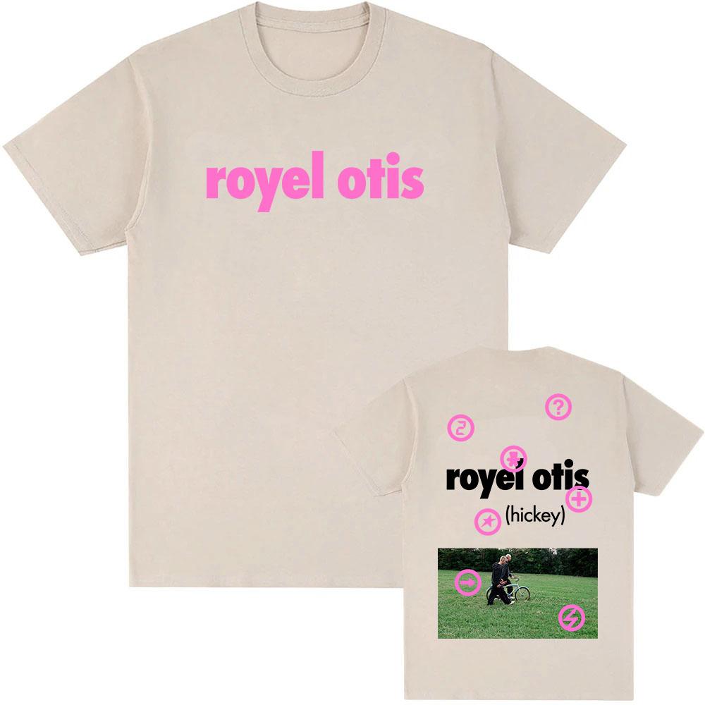 2025 Album Hickey T-shirt Royel Otis Pop Duo Band Tshirts Short Sleeve Summer Unisex Streetwear Casual Fashion Men Women T Shirt